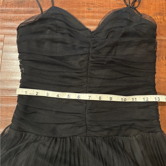Vintage Betsey Johnson Black Tulle Dress, Midi, Pleated, Size 8, EUC! Hoco!! - Picture 11 of 11